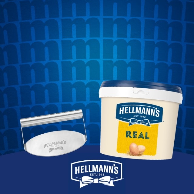 Gratis Burgerpresse beim Kauf von Hellmann's