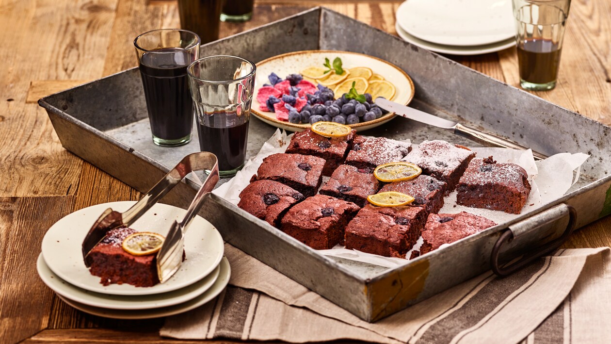 Roterüben - Heidelbeeren Brownie – Roterüben - Heidelbeeren Brownie –