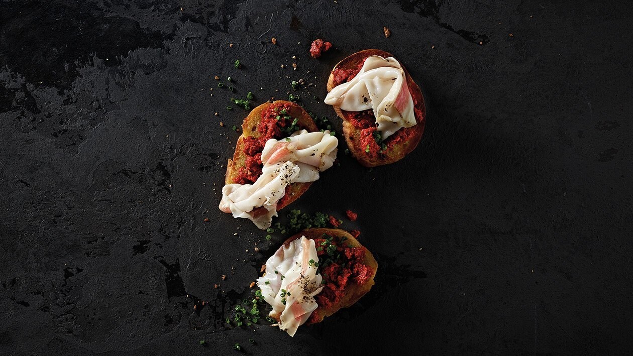 Bruschetta con lardo di Colonnata –  