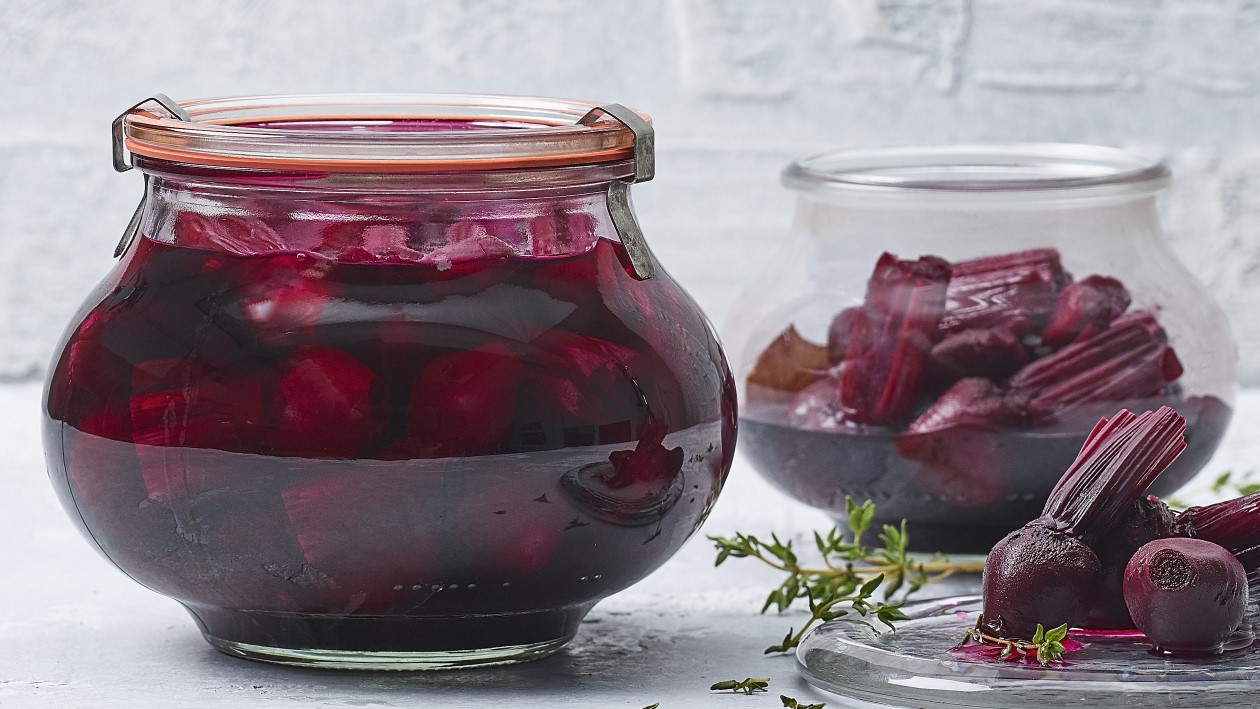 Rote Beete im Glas - eingelegte Rote Beete in Essig