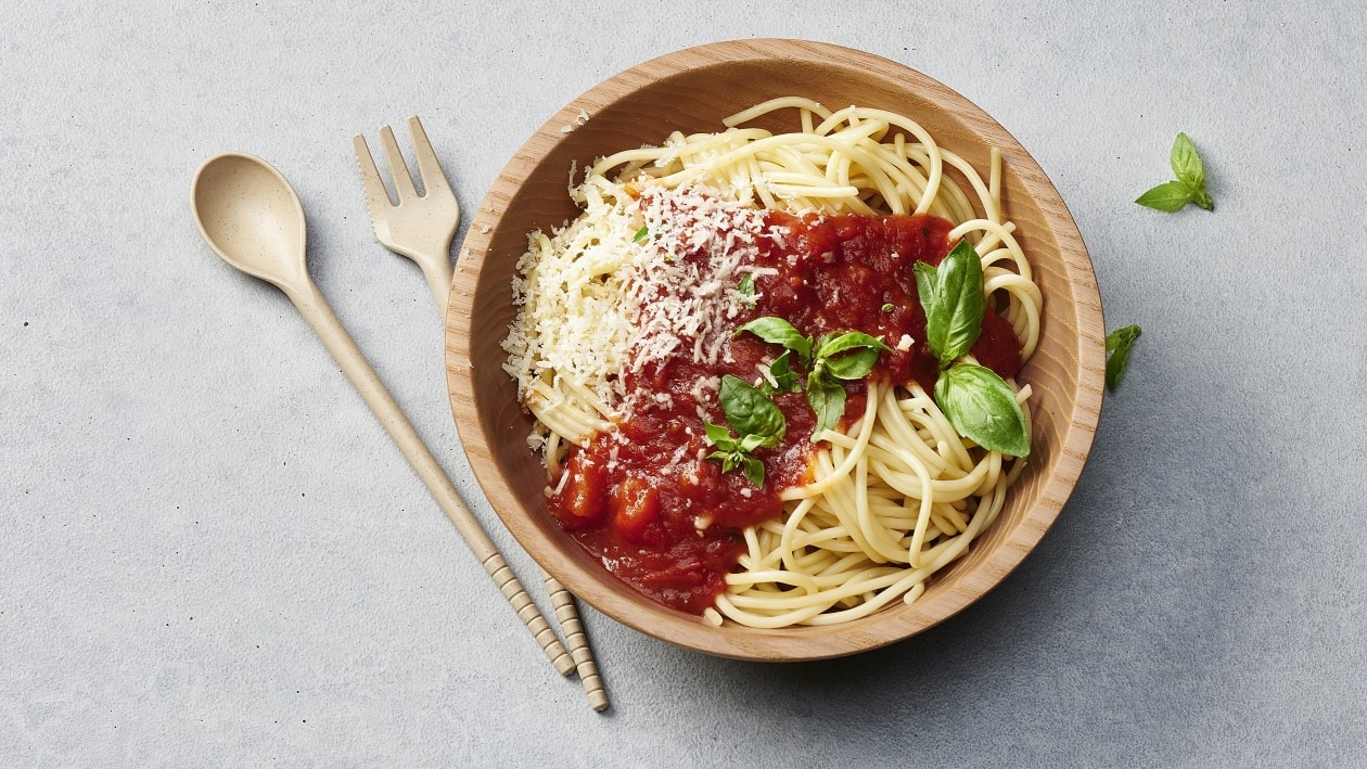Spaghetti Napoli to go –  