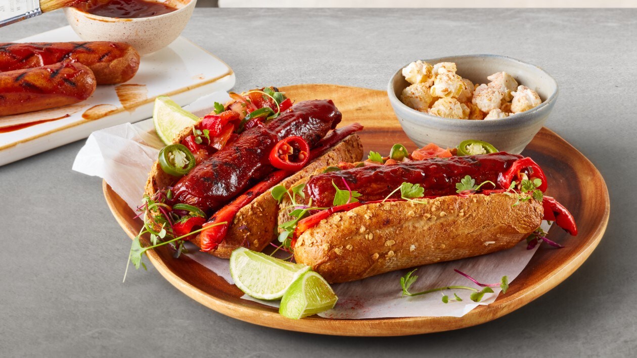 No Bratwurst Mexican BBQ Sandwich No Bratwurst Mexican BBQ Sandwich