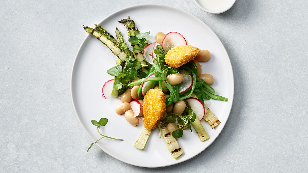 Gegrillter Spargel-Radieschen Salat – Gegrillter Spargel-Radieschen Salat –