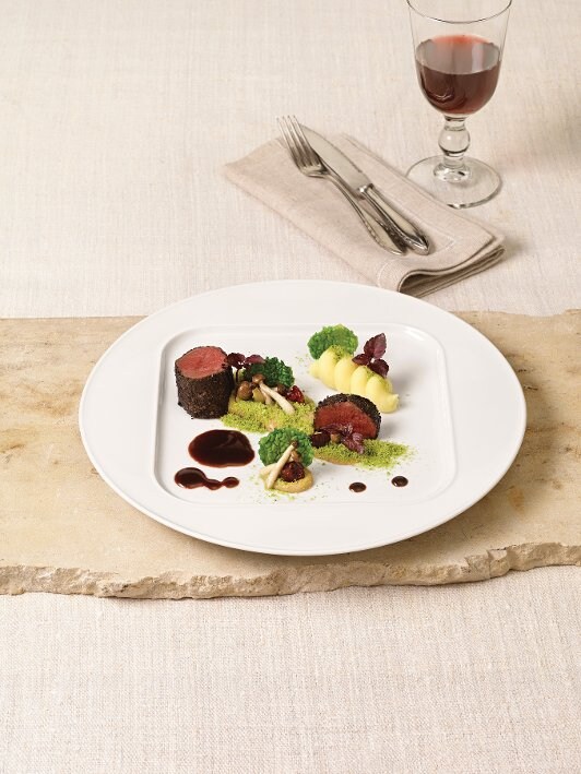 Hirschfilet mit Pilzen Hirschfilet mit Pilzen