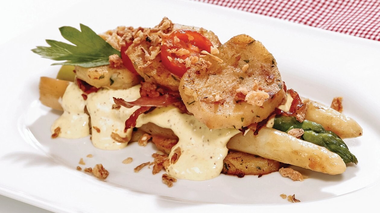 Bayerischer Spargelburger – Bayerischer Spargelburger –