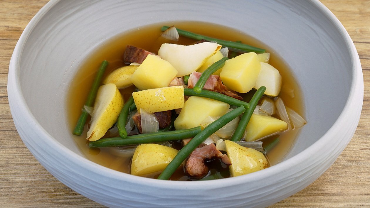 Birnen, Bohnen und Speck Birnen, Bohnen und Speck