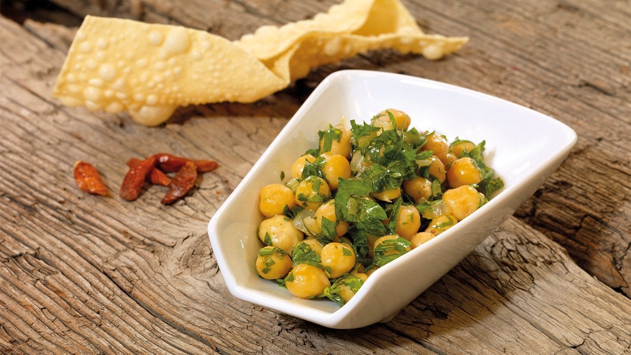 Kichererbsen-Curry mit Papadadam –  
