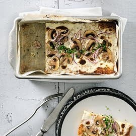 Blumenkohl-Tarte mit Champignons Blumenkohl-Tarte mit Champignons