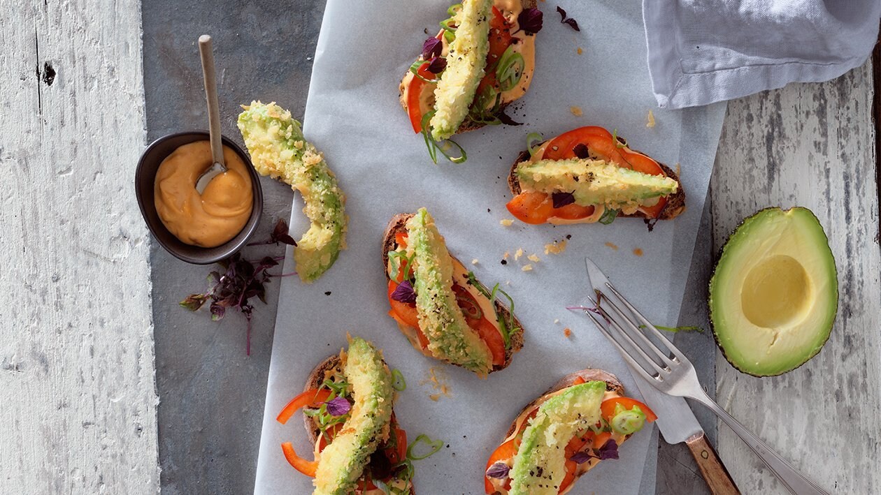 Frittierte Avocados mit Paprika-Mayonnaise – Frittierte Avocados mit Paprika-Mayonnaise –