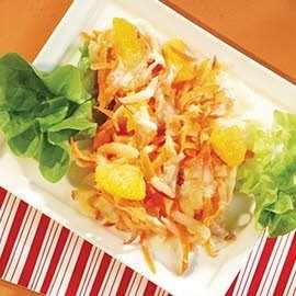 Karottensalat mit Orangenjoghurt Karottensalat mit Orangenjoghurt