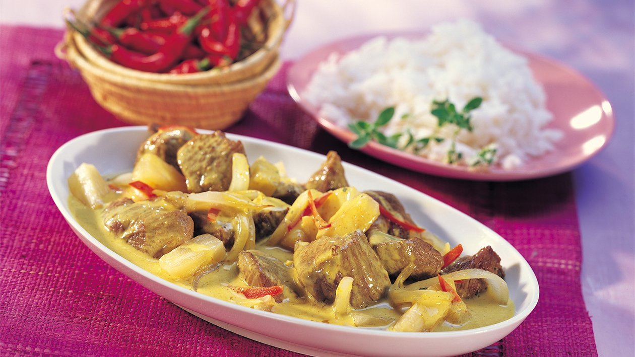 Lamm-Curry mit Kokos und Ananas –  