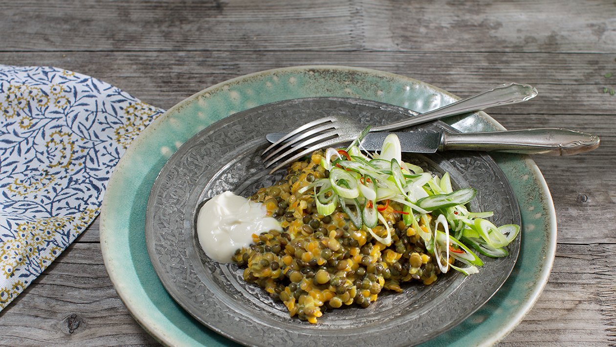 Linsen Dal mit Curry –  