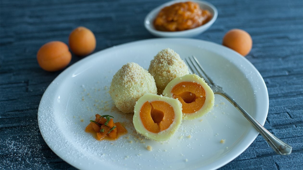 Fruchtknödel mit Kartoffel-Quarkteig –  