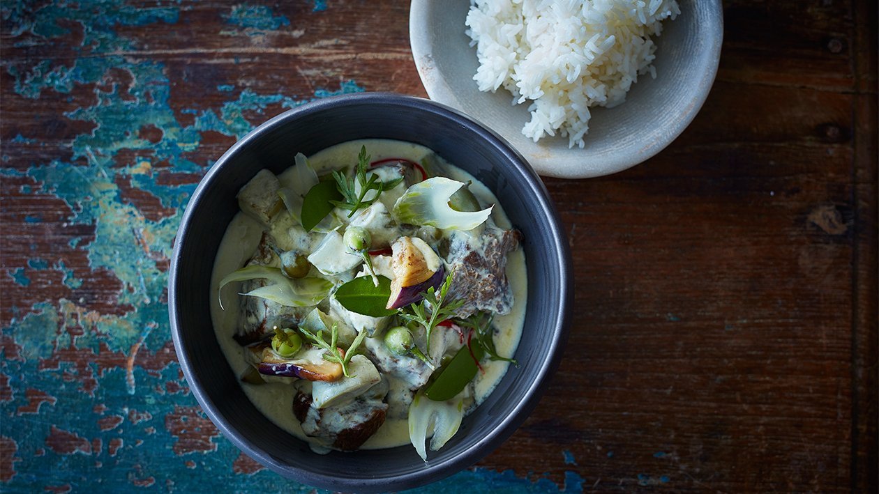 Grünes Rindfleisch Curry – Grünes Rindfleisch Curry –