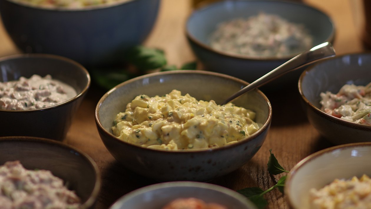 Eiersalat mit Bacon –   Eiersalat mit Bacon –