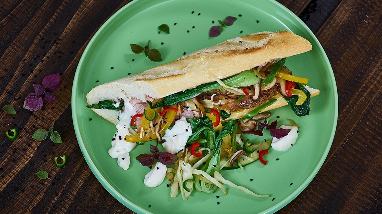 Banh Mi Sandwich mit Schweinebauch – Banh Mi Sandwich mit Schweinebauch –