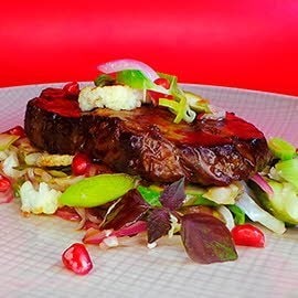 Teriyaki Steak mit geschmortem Gemüse Teriyaki Steak mit geschmortem Gemüse
