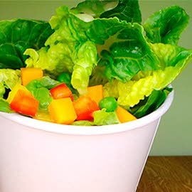 Römersalat mit Minze & Erbsen