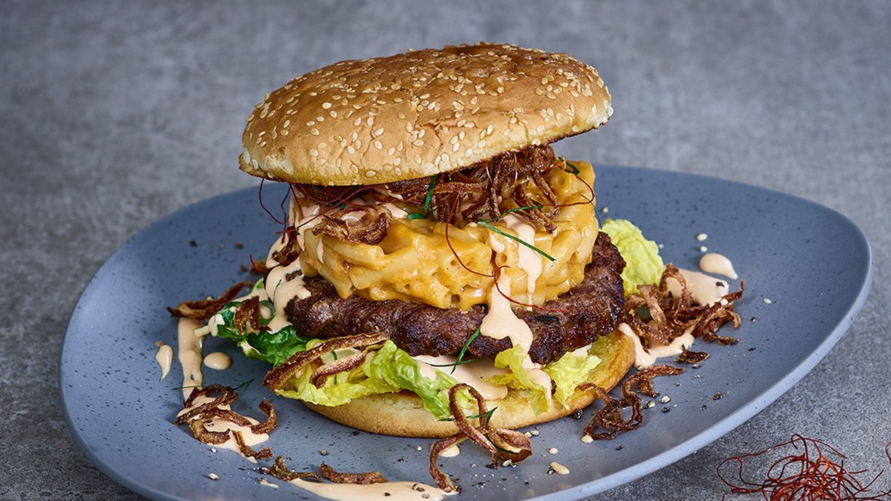 Mac ´N´ Cheese Beef Burger Mac ´N´ Cheese Beef Burger