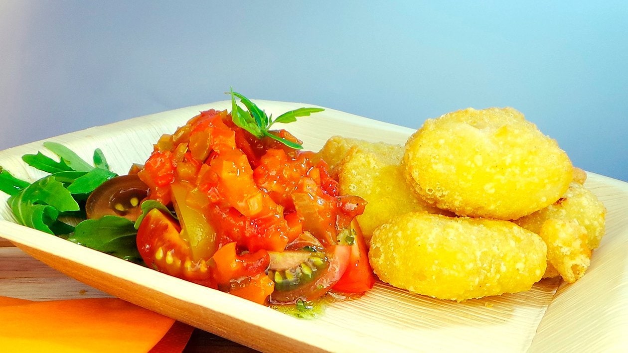 Battered Fish und Salsa –  