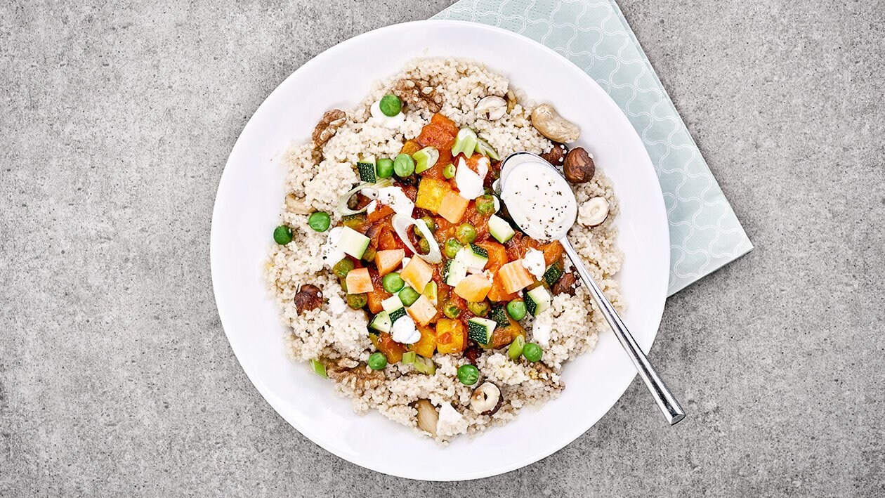 Zitronen-Couscous mit Currygemüse Zitronen-Couscous mit Currygemüse