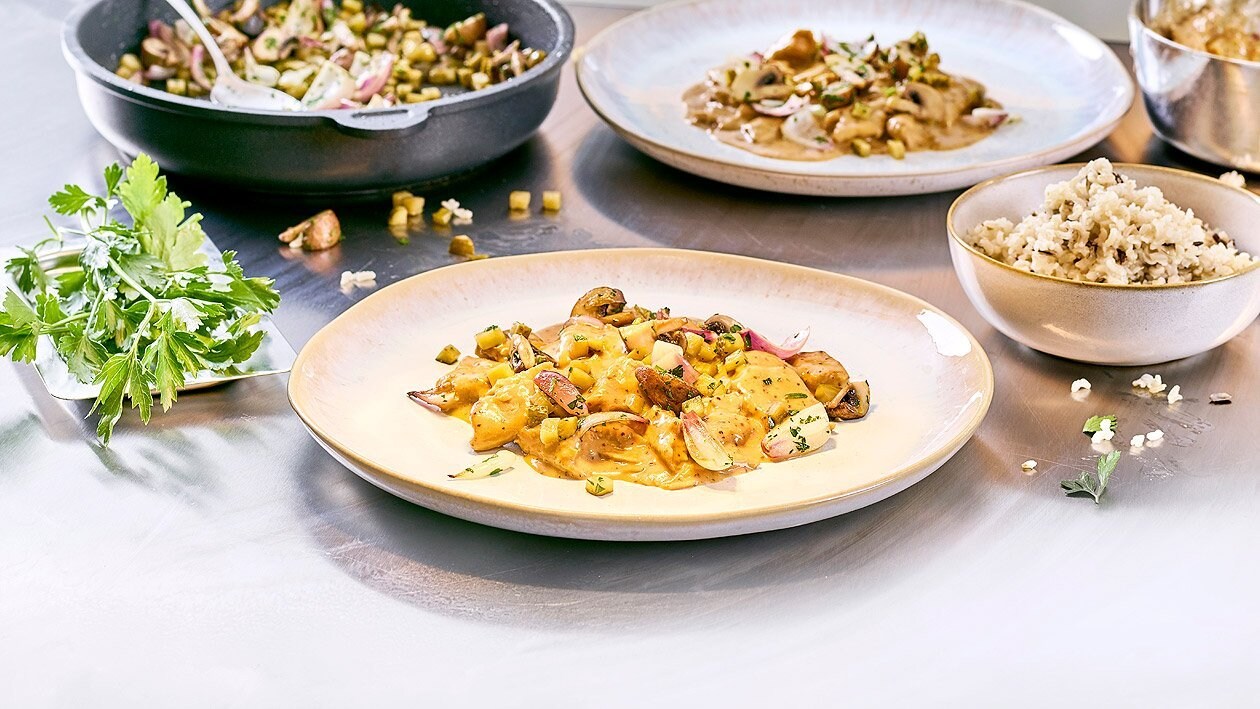NoChicken Chunks a la "Stroganoff" – NoChicken Chunks a la "Stroganoff" –