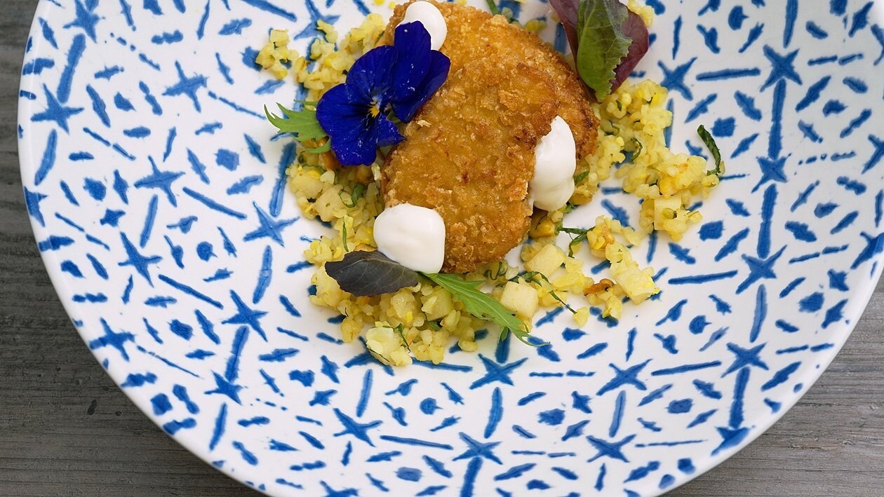 Getreidesalat Bulgur mit Apfel & No Chicken Nuggets – Getreidesalat Bulgur mit Apfel & No Chicken Nuggets –