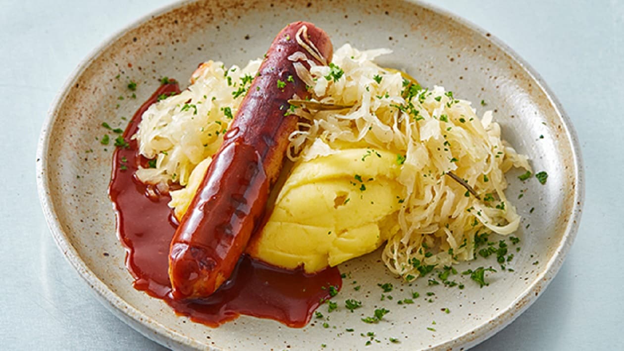 Schmand Sauerkraut Mit Bratwurst — Rezepte Suchen