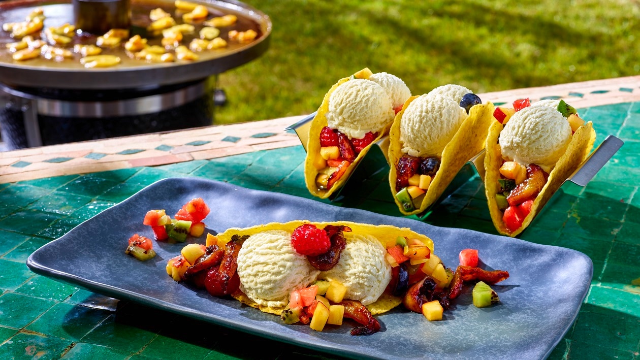 Pulled Jackfruit Tacos –  