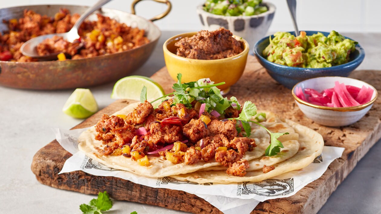 Tacos mit veganer Hackfüllung – Tacos mit veganer Hackfüllung –