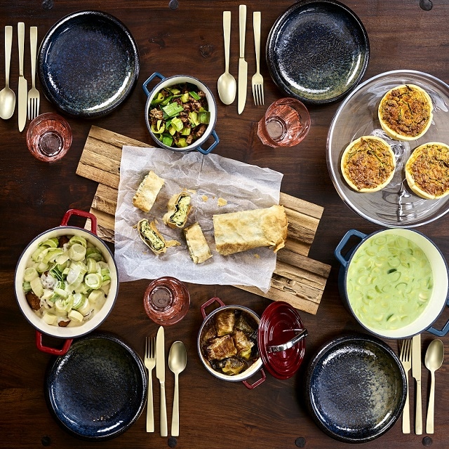 Lauch / Schwein / Käse Lauch / Schwein / Käse