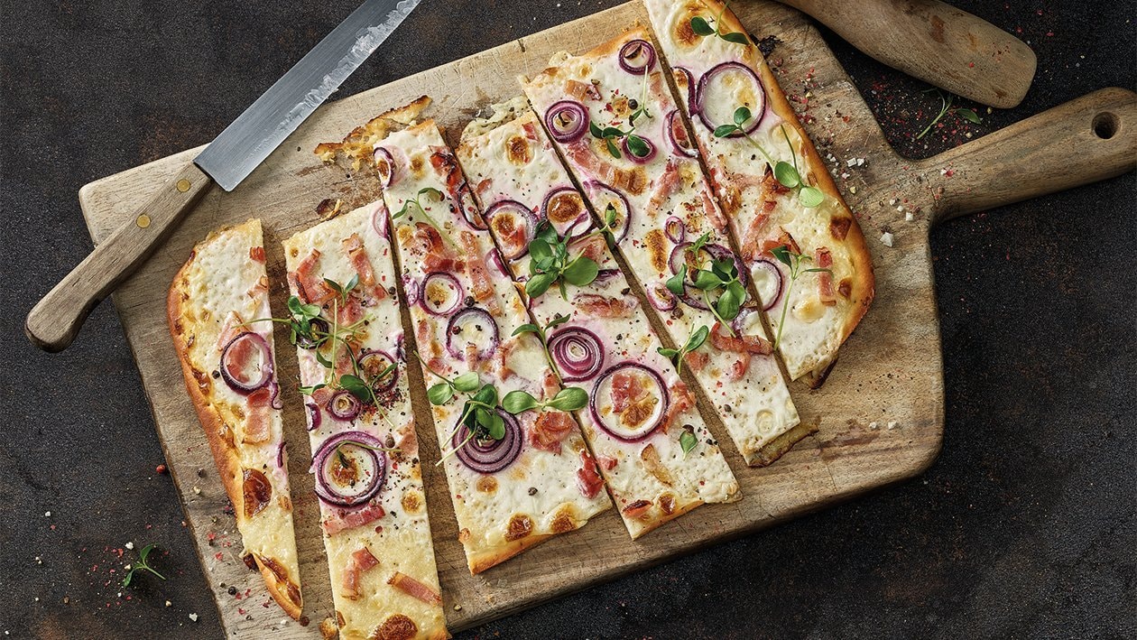 Pizza Flammkuchen Style –  
