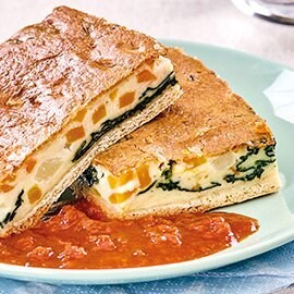 Spinat-Karotten Kohlrabi Quiche – Spinat-Karotten Kohlrabi Quiche –