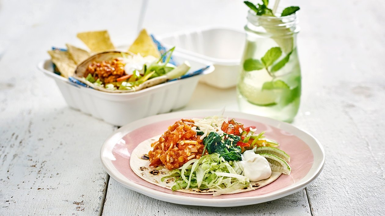 Vegetarische Tortillas mit Tomatensalsa To - Go –  