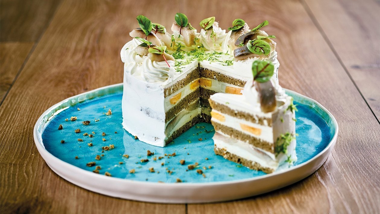 Matjestorte - Torte mit Matjesfilets und Kartoffeln