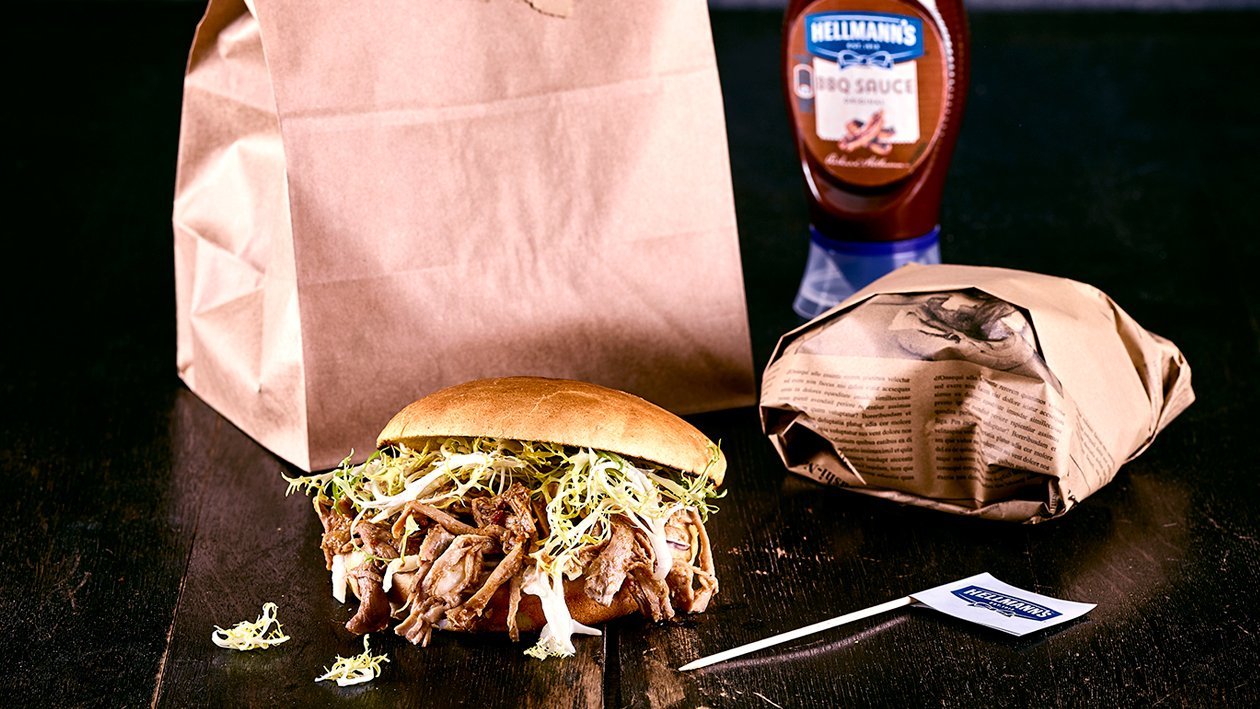 Pulled Chicken Burger Pulled Chicken Burger