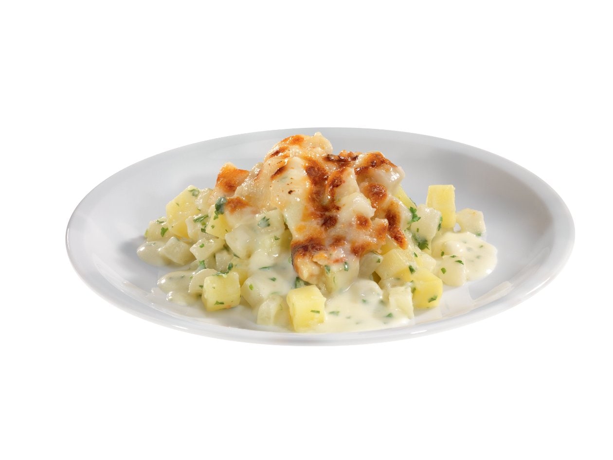 Kohlrabi-Kartoffel-Rahmgemüse mit Petersilie