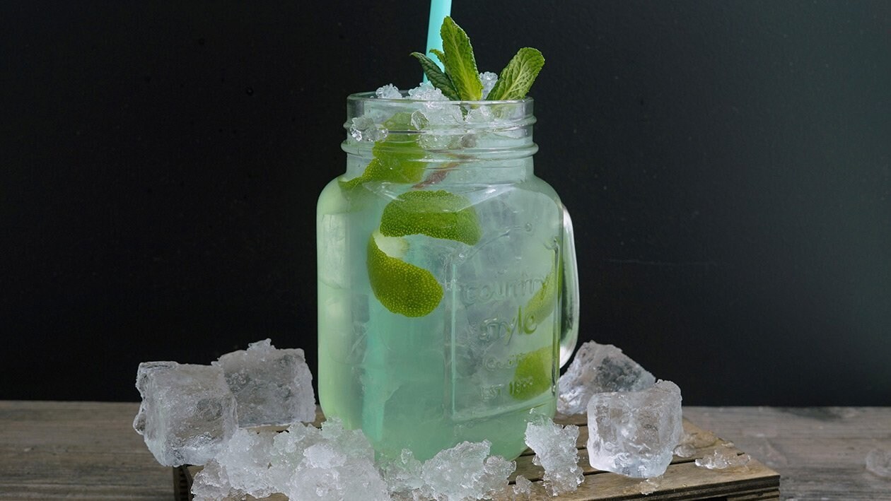 Limetten-Apfel Limonade –  