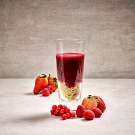 Beeren Smoothie mit Bulgur Beeren Smoothie mit Bulgur