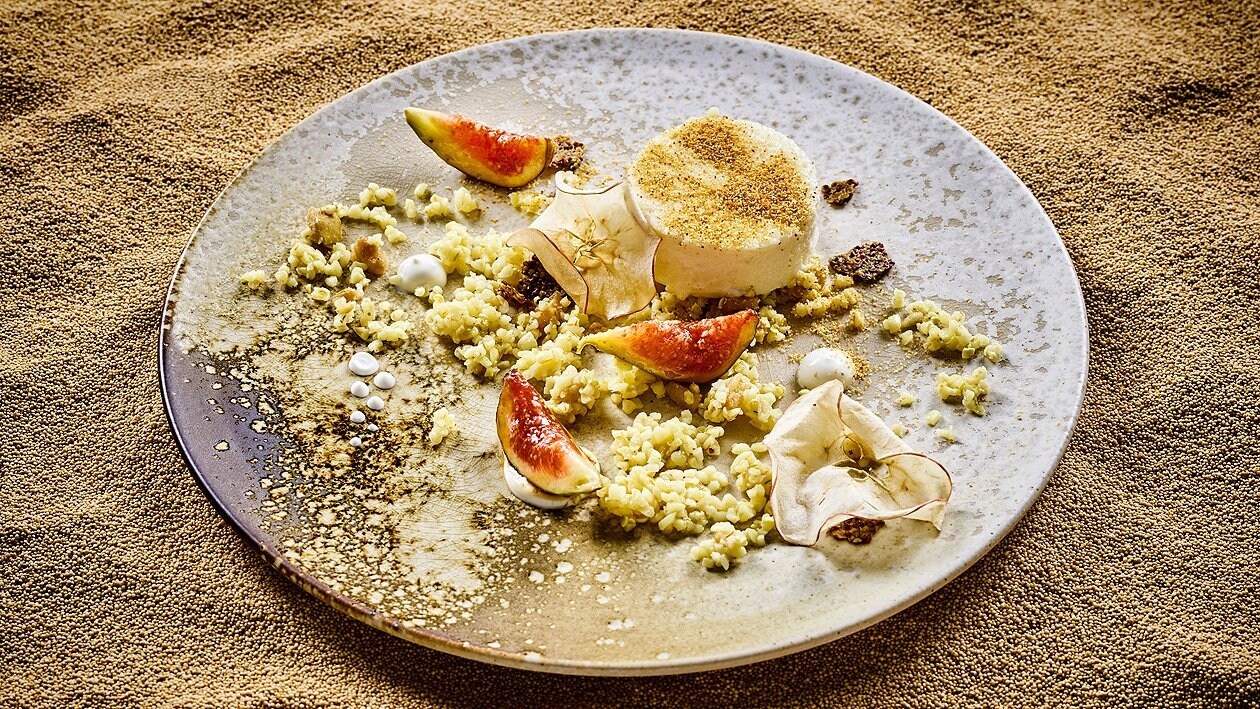 Grießflammeri mit Joghurt und Vanille-Bulgur – Grießflammeri mit Joghurt und Vanille-Bulgur –
