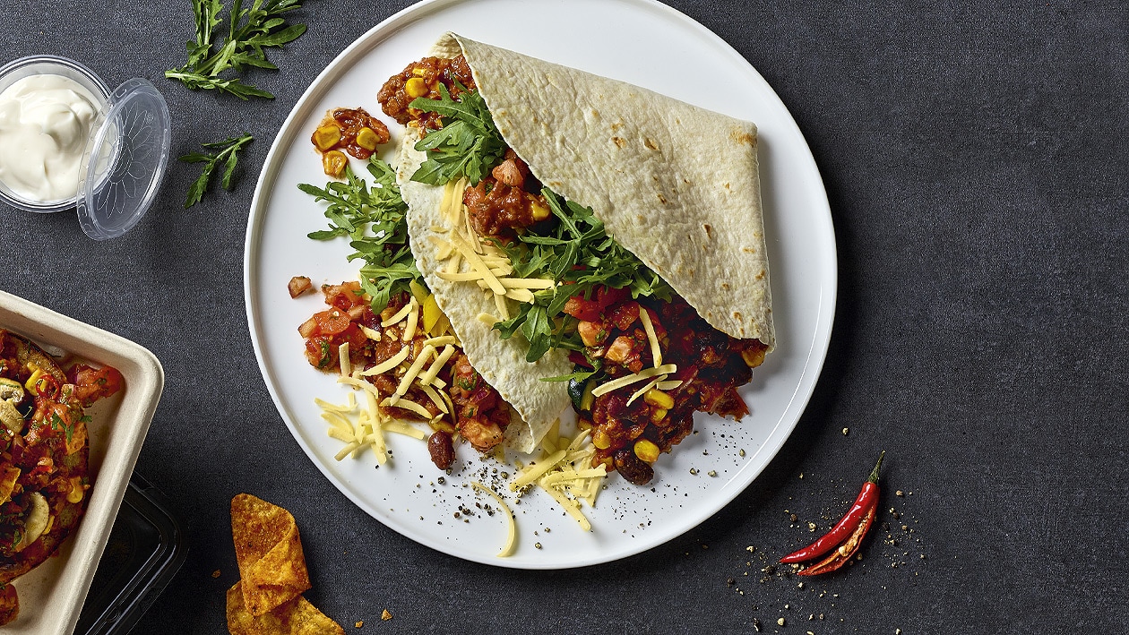 Chili Sin Salsa Wrap –  