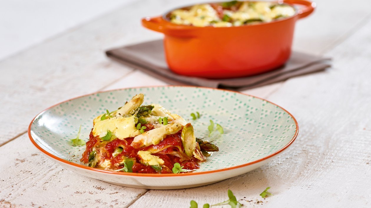 Spargel - Schinken - Lasagne – Spargel - Schinken - Lasagne –