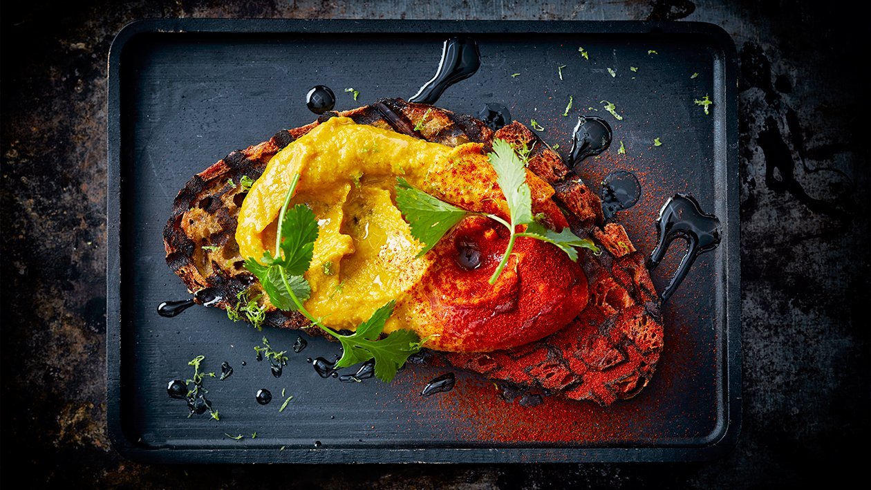 Humus mit Gelbem Thai Curry – Humus mit Gelbem Thai Curry –