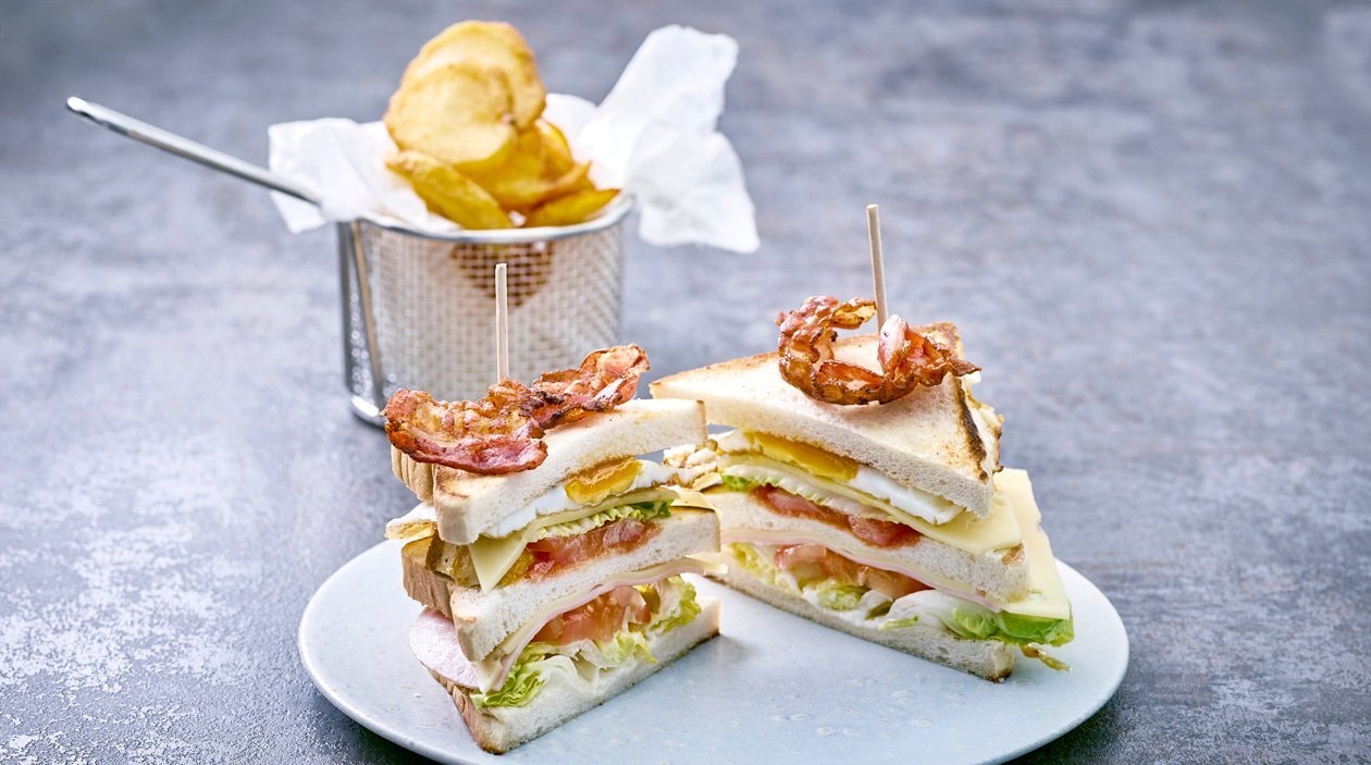 Club Sandwich-Kartoffel Chips-Dip – Club Sandwich-Kartoffel Chips-Dip –