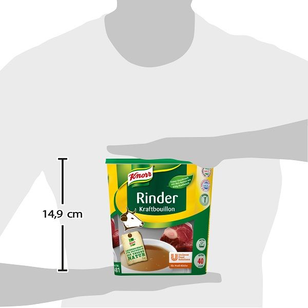 Knorr Professional Rinder Kraftbouillon ohne Suppengrün 1 kg - 