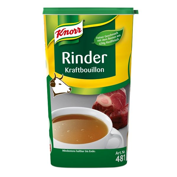 Knorr Professional Rinder Kraftbouillon ohne Suppengrün 1 KG - 