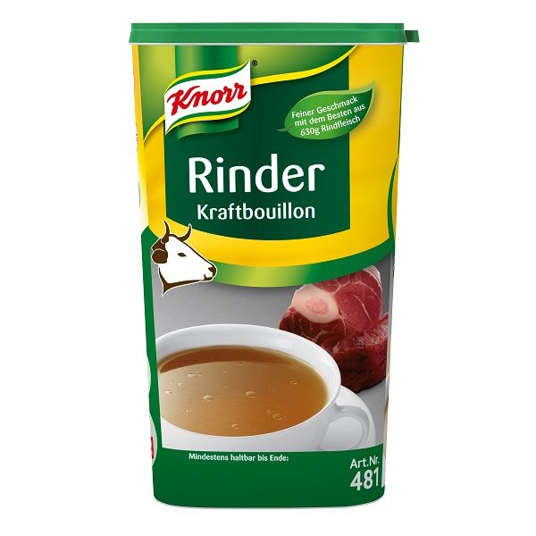 Knorr Professional Rinder Kraftbouillon ohne Suppengrün 1 kg - 