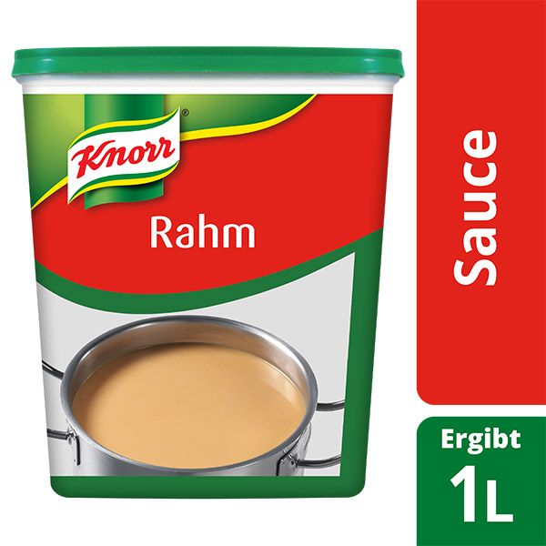 Knorr Professional Rahm Sauce 1 kg - KNORR Rahm Sauce - echte Cremigkeit durch hohen Sahneanteil.