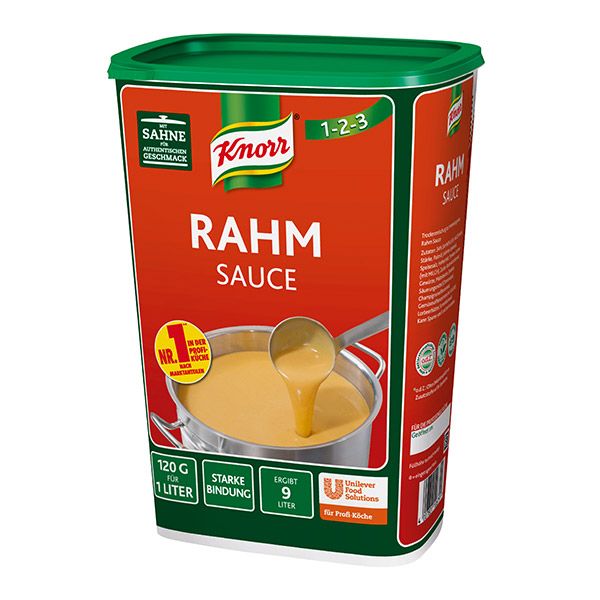 Knorr Rahm Sauce 6x1kg - KNORR Rahm Sauce - echte Cremigkeit durch hohen Sahneanteil.