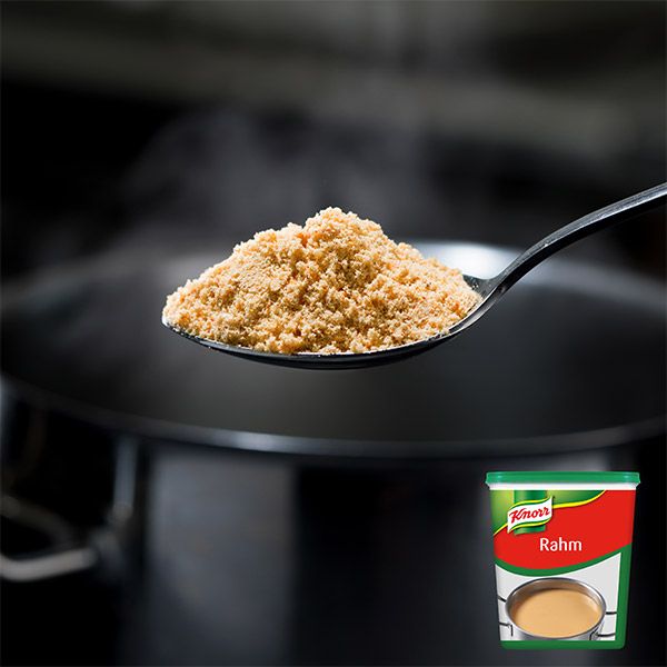 Knorr Rahm Sauce 6x1kg - KNORR Rahm Sauce - echte Cremigkeit durch hohen Sahneanteil.